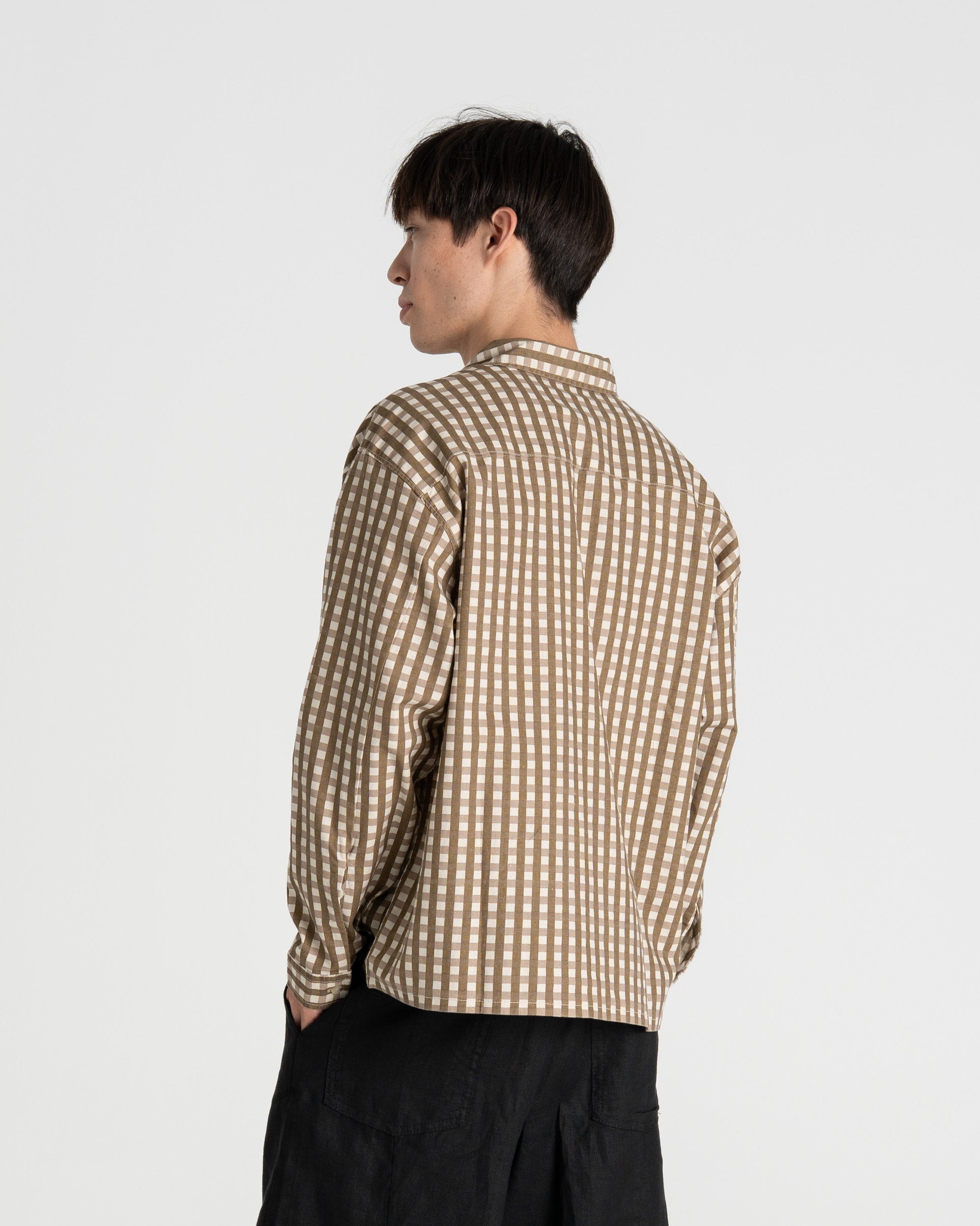 Checked Shirt Mokka